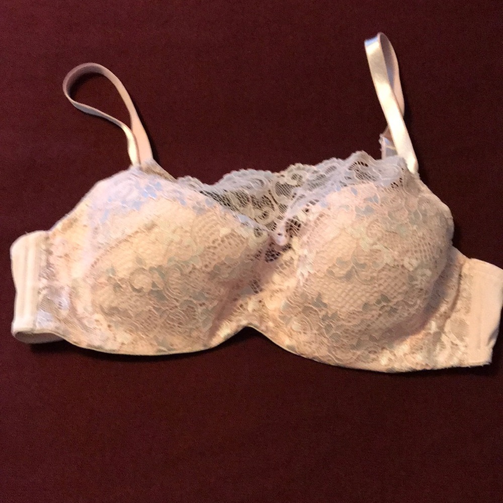 PINK LACE CAMISOLE BRA